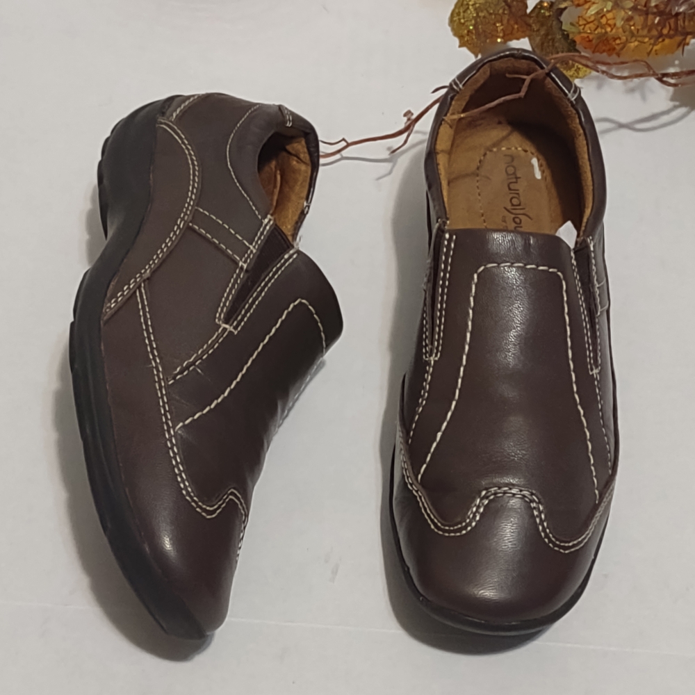 Naturalizer Dark Brown Leather Loafers